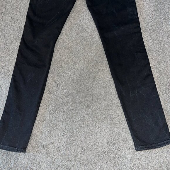 CHRISTOS NEW YORK The Track Jogger Black Jean Slim w/Red & Black Stripe Men's 30 - Picture 9 of 12